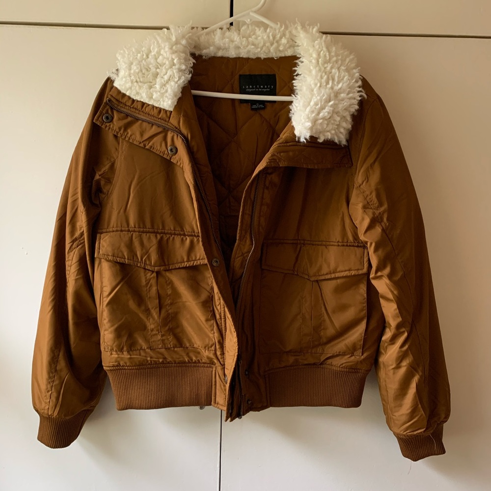 BRAND NEW Anthropologie Aviator Flight Jacket